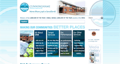 Desktop Screenshot of cunninghame-housing.org